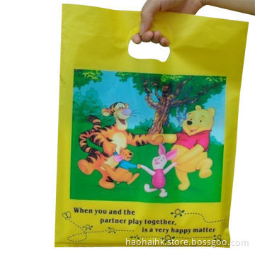 Printed Plastic Gift Bags, Suitable for Garment or Gift Packaging